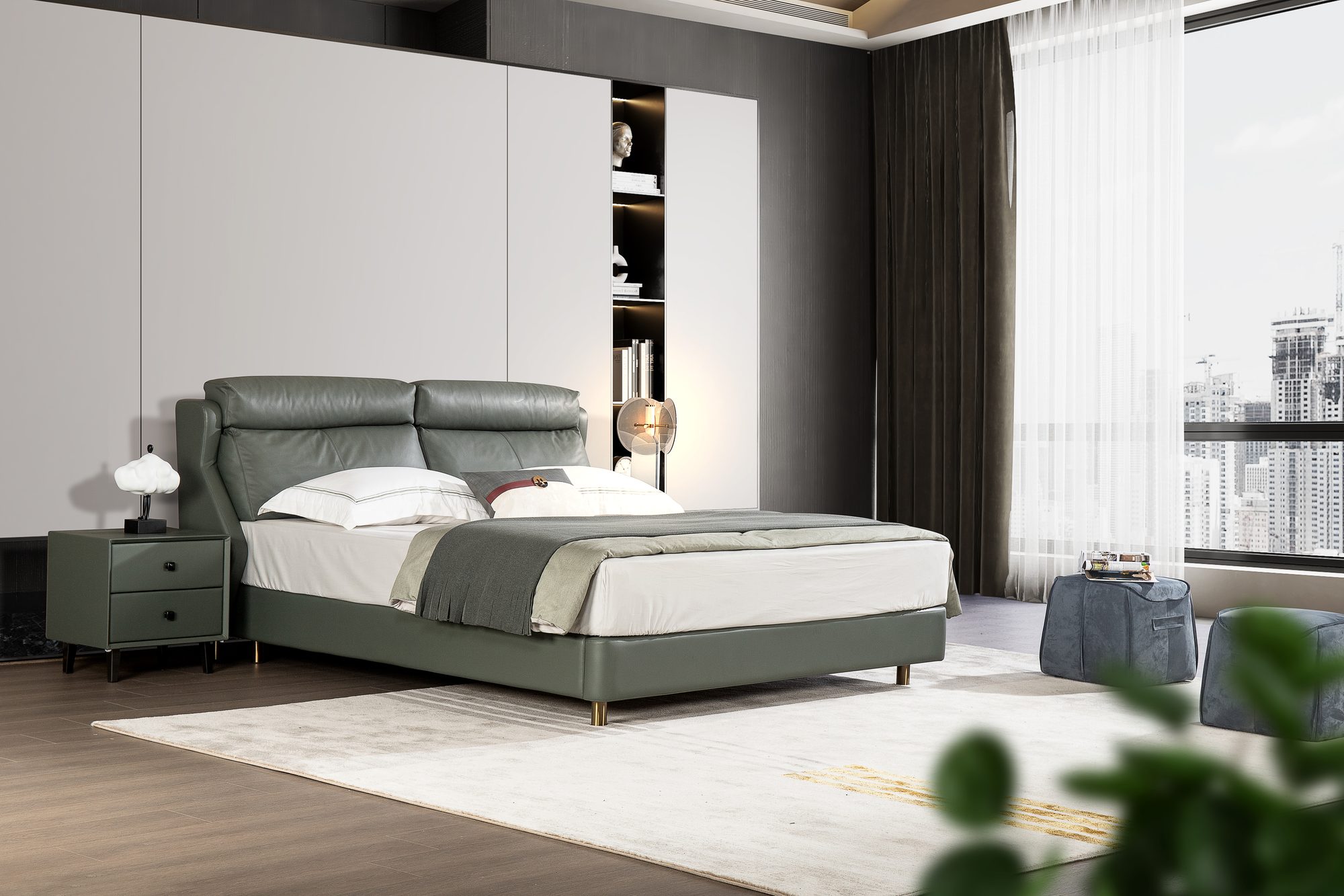 BS1095 upholstered bed