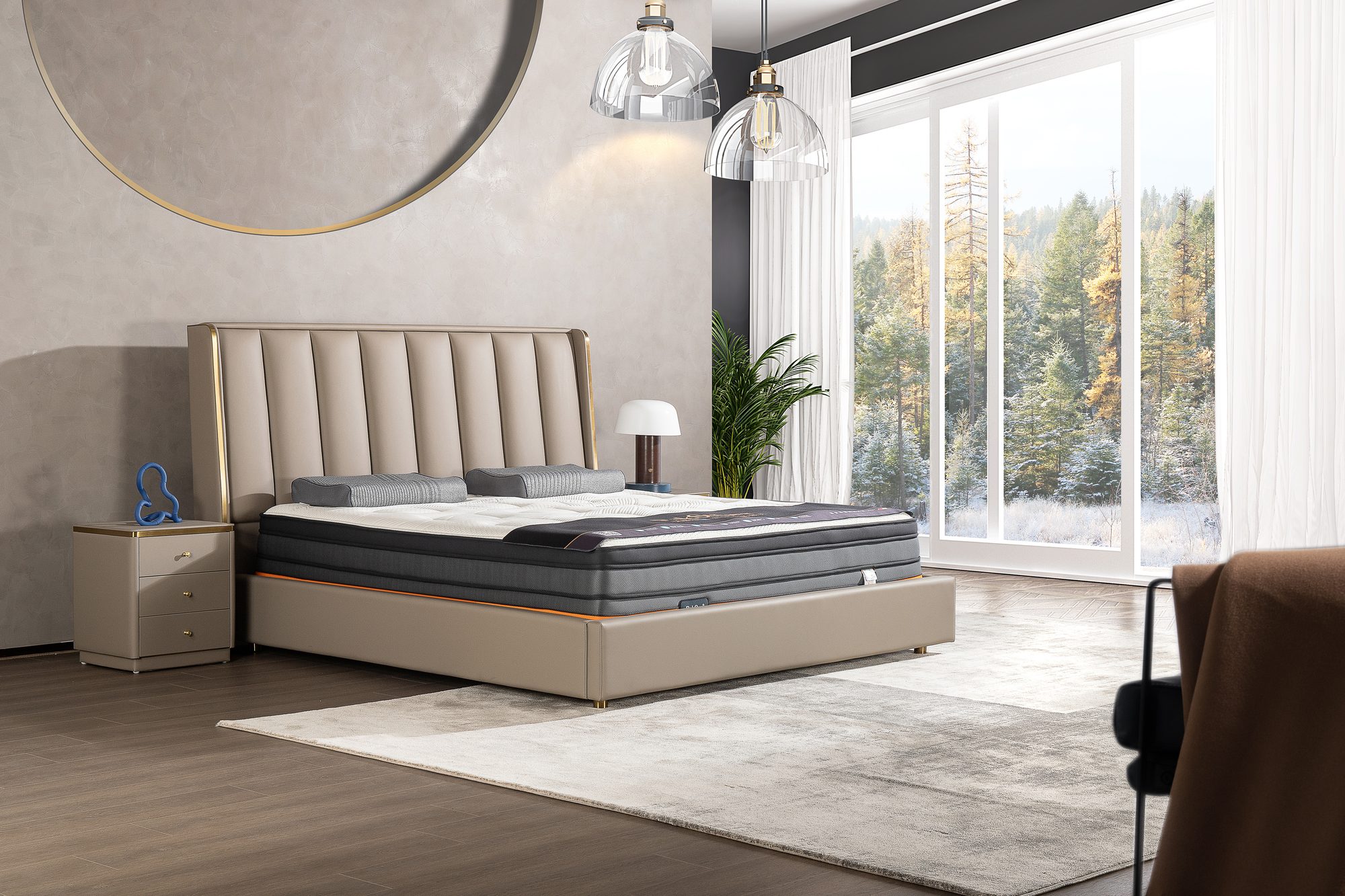 BS1135 upholstered bed
