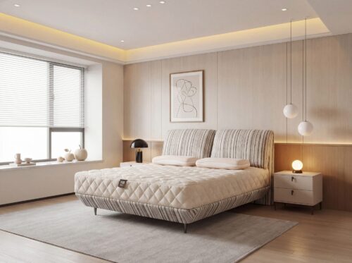 BS895 upholstered bed
